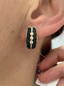 *Серьги Фианит Микс арт. CZ-E895-2-X-L-W-X-M2-224 вес 4,5 г - фото 266861 *Серьги Фианит Микс арт. CZ-E895-2-X-L-W-X-M2-224 вес 4,5 г - фото 266861