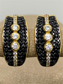 *Серьги Фианит Микс арт. CZ-E895-2-X-L-W-X-M2-224 вес 4,5 г - фото 266864 *Серьги Фианит Микс арт. CZ-E895-2-X-L-W-X-M2-224 вес 4,5 г - фото 266864