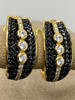 *Серьги Фианит Микс арт. CZ-E895-2-X-L-W-X-M2-224 вес 4,5 г - фото 266865 *Серьги Фианит Микс арт. CZ-E895-2-X-L-W-X-M2-224 вес 4,5 г - фото 266865