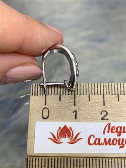 *Серьги Фианит Микс арт. CZ-E895-2-X-W-W-X-M2-186 вес 4,63 г - фото 266869 *Серьги Фианит Микс арт. CZ-E895-2-X-W-W-X-M2-186 вес 4,63 г - фото 266869