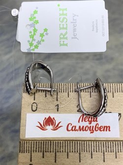 *Серьги Фианит Микс арт. CZ-E895-2-X-W-W-X-M2-186 вес 4,63 г - фото 266870 *Серьги Фианит Микс арт. CZ-E895-2-X-W-W-X-M2-186 вес 4,63 г - фото 266870