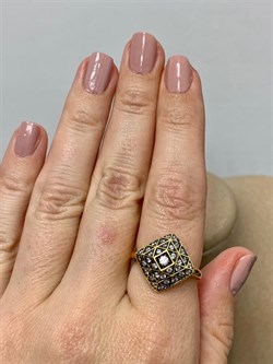 *Кольцо р.18 Белый Фианит арт. CZ-R01622-X-L-W-X-W-743 вес 3,6 г - фото 266875 *Кольцо р.18 Белый Фианит арт. CZ-R01622-X-L-W-X-W-743 вес 3,6 г - фото 266875