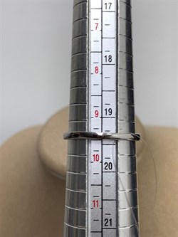 *Кольцо р.19,5 Белый Фианит арт. CZ-R01622-X-WB-W-X-W-653 вес 3,6 г - фото 266893