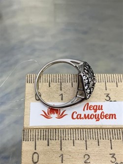 *Кольцо р.18,5 Белый Фианит арт. CZ-R01622-X-WB-W-X-W-624 вес 3,8 г - фото 266906 *Кольцо р.18,5 Белый Фианит арт. CZ-R01622-X-WB-W-X-W-624 вес 3,8 г - фото 266906