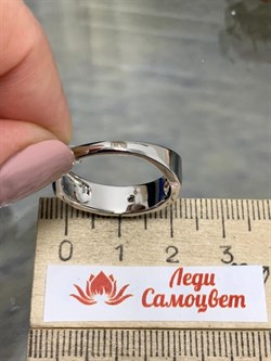 *Кольцо р.18,5 Белый Фианит арт. CZ-R01494-X-W-W-X-X-323 вес 3,8 г - фото 266959