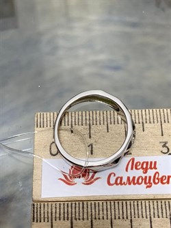 *Кольцо р.18,5 Белый Фианит арт. CZ-R01494-X-W-W-X-X-323 вес 3,8 г - фото 266961