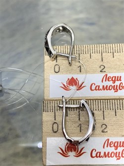 *Серьги Белый Фианит арт. CZ-E01494-X-W-W-X-X-569 вес 5,3 г - фото 266966 *Серьги Белый Фианит арт. CZ-E01494-X-W-W-X-X-569 вес 5,3 г - фото 266966