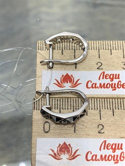 *Серьги Белый Фианит арт. CZ-E01494-X-W-W-X-X-569 вес 5,3 г - фото 266967 *Серьги Белый Фианит арт. CZ-E01494-X-W-W-X-X-569 вес 5,3 г - фото 266967