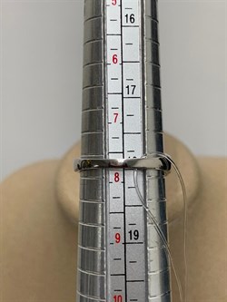 *Кольцо р.18 Белый Фивнит арт. CZ-R01685-X-W-X-X-W-848 вес 2,5 г - фото 266979