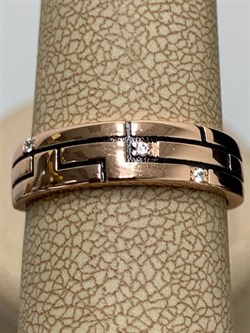 *Кольцо р.18 Белый Фианит арт. CZ-R01668-X-G-X-X-W-617 вес 2,9 г - фото 267082