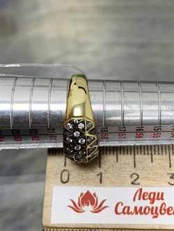 *Кольцо р.19 Белый Фианит арт. CZ-R01492-X-L-X-X-W-077 вес 4,7 г - фото 267209 *Кольцо р.19 Белый Фианит арт. CZ-R01492-X-L-X-X-W-077 вес 4,7 г - фото 267209