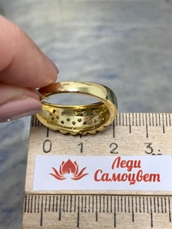 *Кольцо р.19 Белый Фианит арт. CZ-R01492-X-L-X-X-W-077 вес 4,7 г - фото 267210 *Кольцо р.19 Белый Фианит арт. CZ-R01492-X-L-X-X-W-077 вес 4,7 г - фото 267210