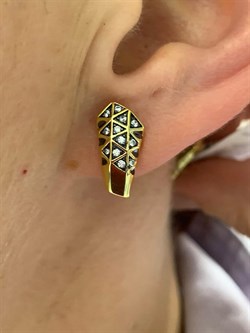 *Серьги Белый Фианит арт. CZ-E01492-X-L-X-X-W-589 вес 3,7 г - фото 267229 *Серьги Белый Фианит арт. CZ-E01492-X-L-X-X-W-589 вес 3,7 г - фото 267229