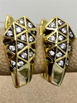 *Серьги Белый Фианит арт. CZ-E01492-X-L-X-X-W-589 вес 3,7 г - фото 267232 *Серьги Белый Фианит арт. CZ-E01492-X-L-X-X-W-589 вес 3,7 г - фото 267232