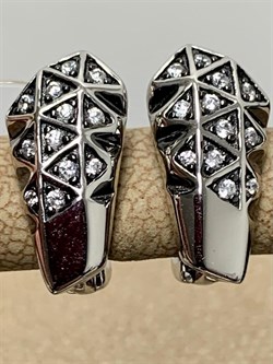 *Серьги Белый Фианит арт. CZ-E01492-X-WB-X-X-W-860 вес 3,7 г - фото 267273 *Серьги Белый Фианит арт. CZ-E01492-X-WB-X-X-W-860 вес 3,7 г - фото 267273