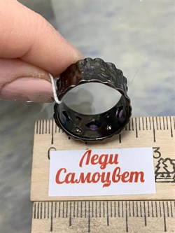 *Кольцо р.17,5 Аметист арт. AY-R40374-X-B-Pur-X-W-424 вес 6,7 г - фото 267300 *Кольцо р.17,5 Аметист арт. AY-R40374-X-B-Pur-X-W-424 вес 6,7 г - фото 267300