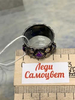 *Кольцо р.17,5 Аметист арт. AY-R40374-X-B-Pur-X-W-424 вес 6,7 г - фото 267301 *Кольцо р.17,5 Аметист арт. AY-R40374-X-B-Pur-X-W-424 вес 6,7 г - фото 267301