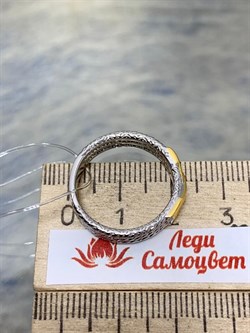 *Кольцо р.19 арт. SR-R01556-X-WY-X-X-X-775 вес 4,7 г - фото 267317