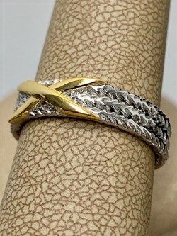 *Кольцо р.19 арт. SR-R01556-X-WY-X-X-X-775 вес 4,7 г - фото 267320