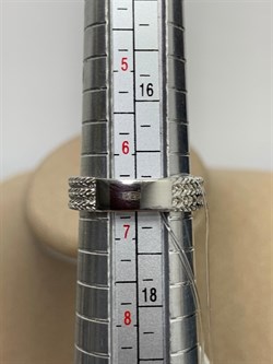 *Кольцо р.17 арт. SR-R01556-X-W-X-X-X-161 вес 3,9 г - фото 267342