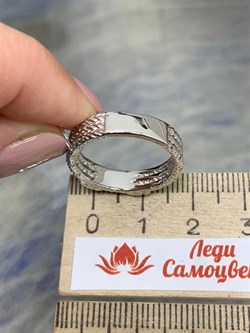*Кольцо р.17 арт. SR-R01556-X-W-X-X-X-161 вес 3,9 г - фото 267347