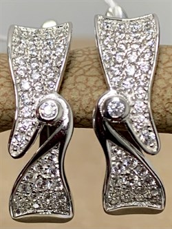 *Серьги Белый Фианит Микро Вставки арт. MP-E01333-X-W-W-X-W-947 вес 3,54 г - фото 267405 *Серьги Белый Фианит Микро Вставки арт. MP-E01333-X-W-W-X-W-947 вес 3,54 г - фото 267405