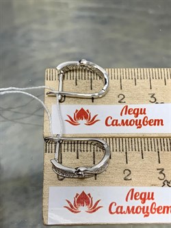 *Серьги Белый Фианит Микро Вставки арт. MP-E01333-X-W-W-X-W-947 вес 3,54 г - фото 267409 *Серьги Белый Фианит Микро Вставки арт. MP-E01333-X-W-W-X-W-947 вес 3,54 г - фото 267409