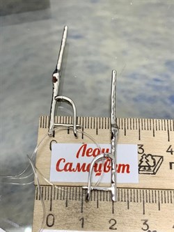 *Серьги Синяя Шпинель синт арт. CZ-E02053-X-W-S2-X-X-316 вес 4 г - фото 267452