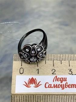 *Кольцо р.17,5 Белый Фианит арт. CZ-R01620-X-WB-W-X-W-351 вес 3,9 г - фото 267506 *Кольцо р.17,5 Белый Фианит арт. CZ-R01620-X-WB-W-X-W-351 вес 3,9 г - фото 267506