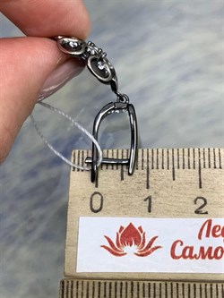 *Серьги Белый Фианит арт. CZ-E01620-X-WB-W-X-W-405 вес 6,03 г - фото 267513 *Серьги Белый Фианит арт. CZ-E01620-X-WB-W-X-W-405 вес 6,03 г - фото 267513