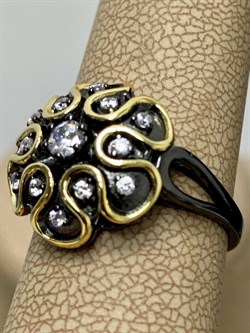 *Кольцо р.18 Белый Фианит арт. CZ-R01620-X-BL-W-X-W-075 вес 3,8 г - фото 267520 *Кольцо р.18 Белый Фианит арт. CZ-R01620-X-BL-W-X-W-075 вес 3,8 г - фото 267520