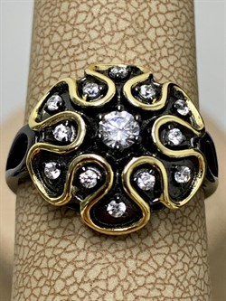 *Кольцо р.18 Белый Фианит арт. CZ-R01620-X-BL-W-X-W-075 вес 3,8 г - фото 267521 *Кольцо р.18 Белый Фианит арт. CZ-R01620-X-BL-W-X-W-075 вес 3,8 г - фото 267521