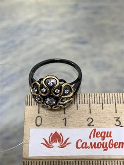 *Кольцо р.18 Белый Фианит арт. CZ-R01620-X-BL-W-X-W-075 вес 3,8 г - фото 267525 *Кольцо р.18 Белый Фианит арт. CZ-R01620-X-BL-W-X-W-075 вес 3,8 г - фото 267525