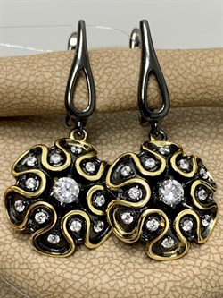 *Серьги Белый Фианит арт. CZ-E01620-X-BL-W-X-W-231 вес 6,6 г - фото 267528 *Серьги Белый Фианит арт. CZ-E01620-X-BL-W-X-W-231 вес 6,6 г - фото 267528