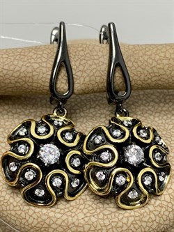 *Серьги Белый Фианит арт. CZ-E01620-X-BL-W-X-W-231 вес 6,6 г - фото 267529 *Серьги Белый Фианит арт. CZ-E01620-X-BL-W-X-W-231 вес 6,6 г - фото 267529