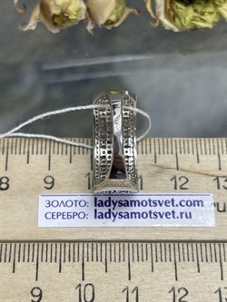 *Кольцо р.18,5 Фианит Микро Вставки арт. CZ-R01595-X-W-X-X-W-990 вес 4,24 г - фото 267541 *Кольцо р.18,5 Фианит Микро Вставки арт. CZ-R01595-X-W-X-X-W-990 вес 4,24 г - фото 267541