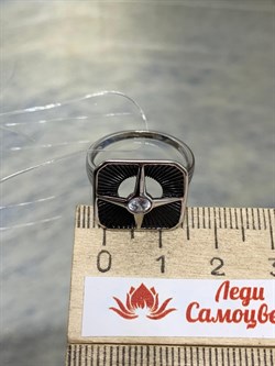 *Кольцо р.19 Белый Фианит арт. SS-R01585-X-WB-W-X-X-264 вес 3,6 г - фото 267613 *Кольцо р.19 Белый Фианит арт. SS-R01585-X-WB-W-X-X-264 вес 3,6 г - фото 267613