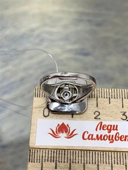 *Кольцо р.17,5 Белый Фианит арт. SS-R01585-X-WB-W-X-X-084 вес 3,5 г - фото 267633 *Кольцо р.17,5 Белый Фианит арт. SS-R01585-X-WB-W-X-X-084 вес 3,5 г - фото 267633