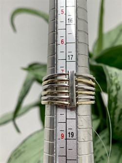 *Кольцо р.18 Белый Фианит Микро Вставки арт. MP-R01041-X-WY-X-X-W-692 вес 8,13 г - фото 267708 *Кольцо р.18 Белый Фианит Микро Вставки арт. MP-R01041-X-WY-X-X-W-692 вес 8,13 г - фото 267708