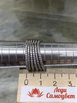 *Кольцо р.17,5 Белый Фианит Микро Вставки арт. MP-R01041-X-W-X-X-W-478 вес 8,1 г - фото 267722 *Кольцо р.17,5 Белый Фианит Микро Вставки арт. MP-R01041-X-W-X-X-W-478 вес 8,1 г - фото 267722