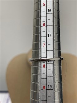 *Кольцо р.18 Белый Фианит Микро Вставки арт. MP-R00964-X-W-X-X-W-237 вес 1,6 г - фото 267739