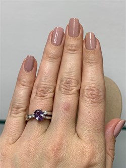 *Кольцо р.16,5 иск Александрит арт. CZ-R00568-X-W-Pur-X-W-087 вес 5,30 г - фото 267873 *Кольцо р.16,5 иск Александрит арт. CZ-R00568-X-W-Pur-X-W-087 вес 5,30 г - фото 267873