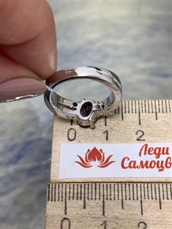 *Кольцо р.16,5 иск Александрит арт. CZ-R00568-X-W-Pur-X-W-087 вес 5,30 г - фото 267878 *Кольцо р.16,5 иск Александрит арт. CZ-R00568-X-W-Pur-X-W-087 вес 5,30 г - фото 267878