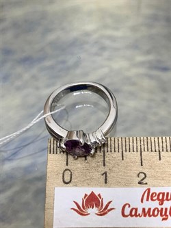 *Кольцо р.17,5 иск Александрит арт. CZ-R00568-X-W-Pur-X-W-155 вес 5,65 г - фото 267887 *Кольцо р.17,5 иск Александрит арт. CZ-R00568-X-W-Pur-X-W-155 вес 5,65 г - фото 267887
