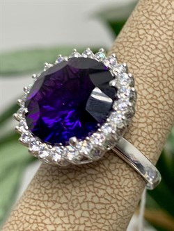 *Кольцо р.16 Аметист арт. AS-R11008-X-W-Pur-X-W-174 вес 5,9 г - фото 267898 *Кольцо р.16 Аметист арт. AS-R11008-X-W-Pur-X-W-174 вес 5,9 г - фото 267898