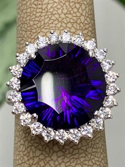 *Кольцо р.16 Аметист арт. AS-R11008-X-W-Pur-X-W-174 вес 5,9 г - фото 267901 *Кольцо р.16 Аметист арт. AS-R11008-X-W-Pur-X-W-174 вес 5,9 г - фото 267901