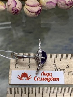 *Кольцо р.17 Фиалка Аметист арт. AS-R06598-X-W-Pur-X-W-258 вес 4,11 г - фото 267935 *Кольцо р.17 Фиалка Аметист арт. AS-R06598-X-W-Pur-X-W-258 вес 4,11 г - фото 267935