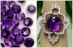 *Кольцо р.17 Фиалка Аметист арт. AS-R06598-X-W-Pur-X-W-258 вес 4,11 г - фото 267944 *Кольцо р.17 Фиалка Аметист арт. AS-R06598-X-W-Pur-X-W-258 вес 4,11 г - фото 267944