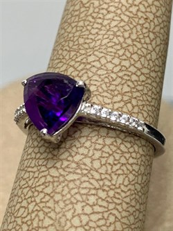 *Кольцо р.16 Аметист арт. AS-R11049-X-W-Pur-X-W-375 вес 1,4 г - фото 268057 *Кольцо р.16 Аметист арт. AS-R11049-X-W-Pur-X-W-375 вес 1,4 г - фото 268057