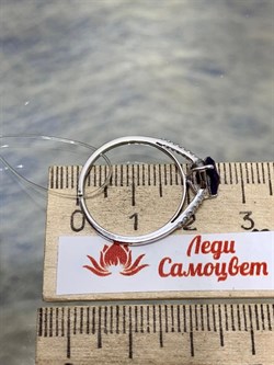 *Кольцо р.18 Аметист арт. AS-R11049-X-W-Pur-X-W-399 вес 1,5 г - фото 268065 *Кольцо р.18 Аметист арт. AS-R11049-X-W-Pur-X-W-399 вес 1,5 г - фото 268065